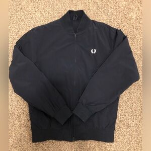 Fred Perry Navy Bomber Jacket Men Size Meduim